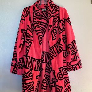 PINK Victoria’s Secret fuzzy Robe